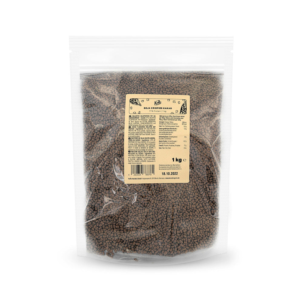 Soja Protein Crispies 77 % mit Kakao 1 kg