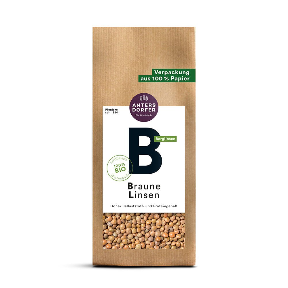 Bio Braune Linsen ( Berglinsen ) 500g - SUVENSO