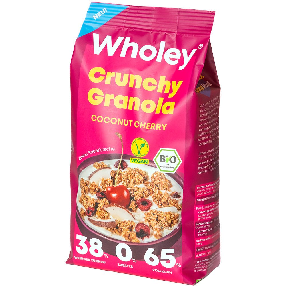 Bio Coconut Cherry Granola 2.0 300g - SUVENSO