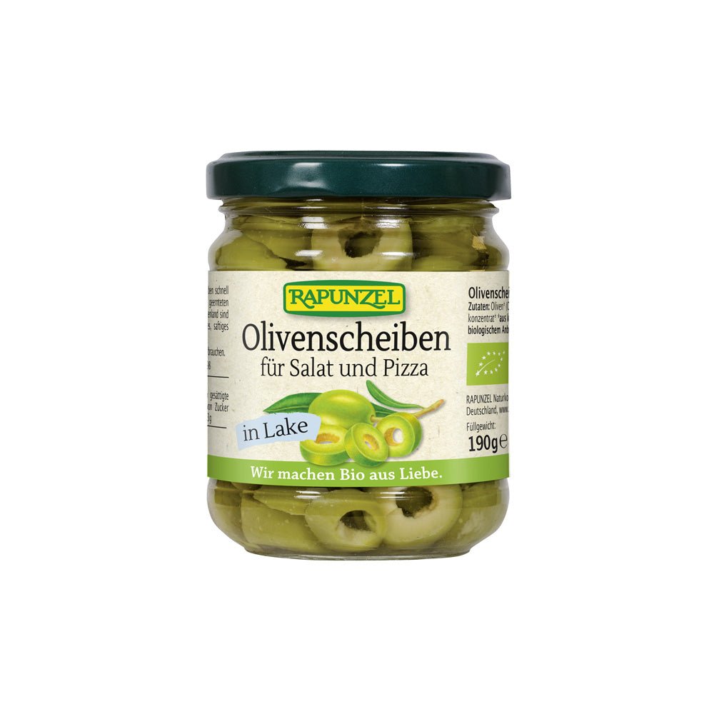 Bio Olivenscheiben für Salat und Pizza 190g - SUVENSO