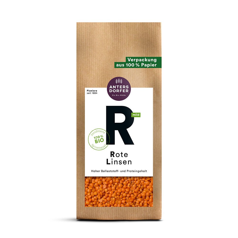 Bio Rote Linsen 500g - SUVENSO
