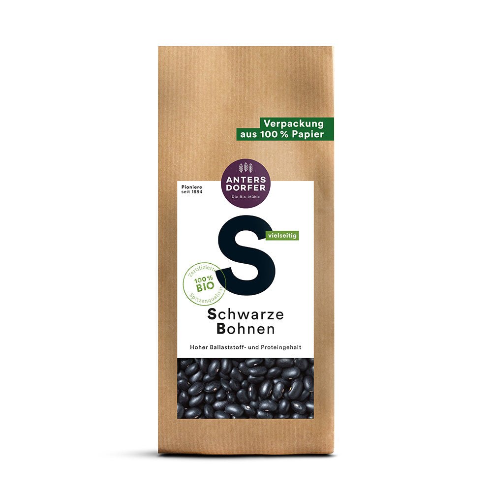 Bio Schwarze Bohnen 500g - SUVENSO