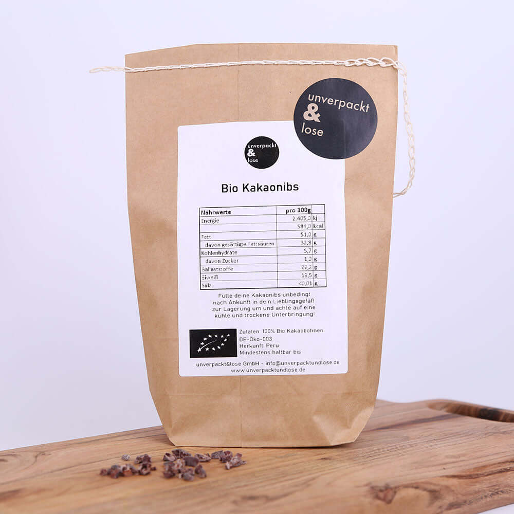Kakaonibs Bio - unverpackt & lose