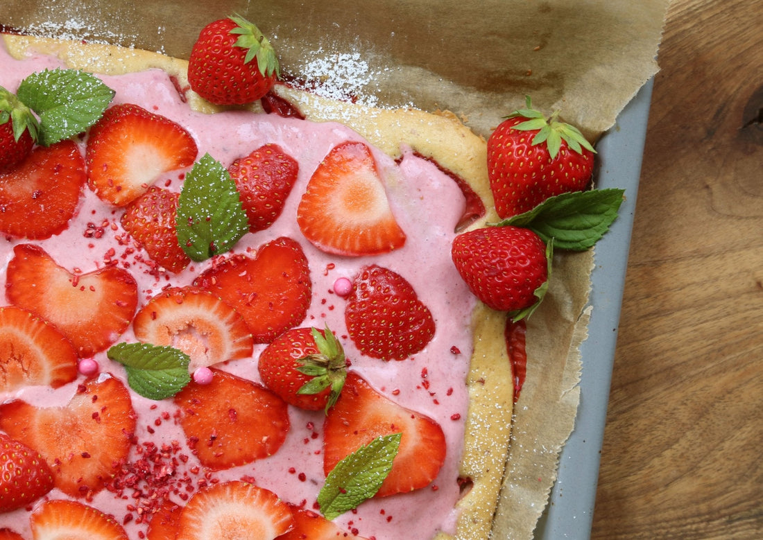 Erdbeerkuchen des Sommers - unverpackt & lose