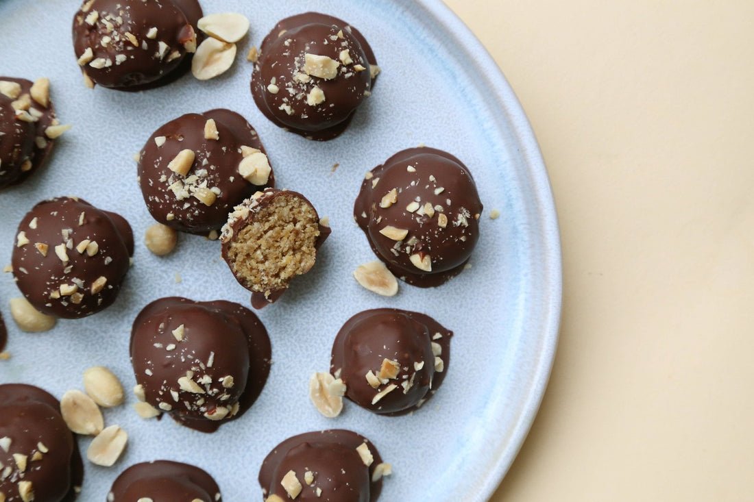 Erdnuss-Schoko-Energy-Balls - unverpackt & lose