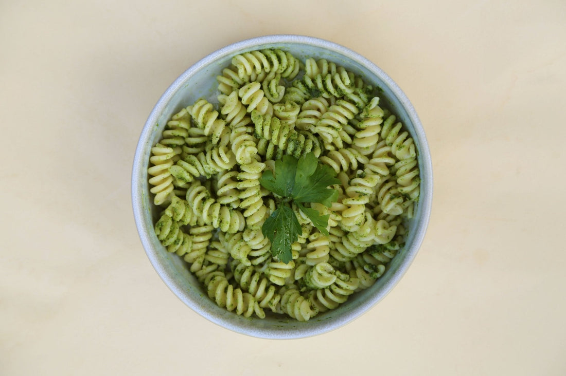 Pasta mit Kürbiskernpesto - unverpackt & lose