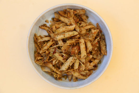 Reispenne mit Toskana und Erbsen - unverpackt & lose