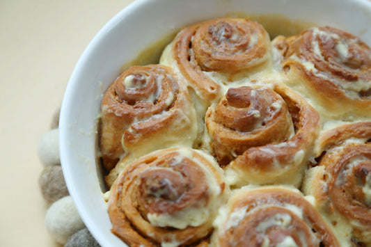 Zimtschnecken mit Nüssen - unverpackt & lose