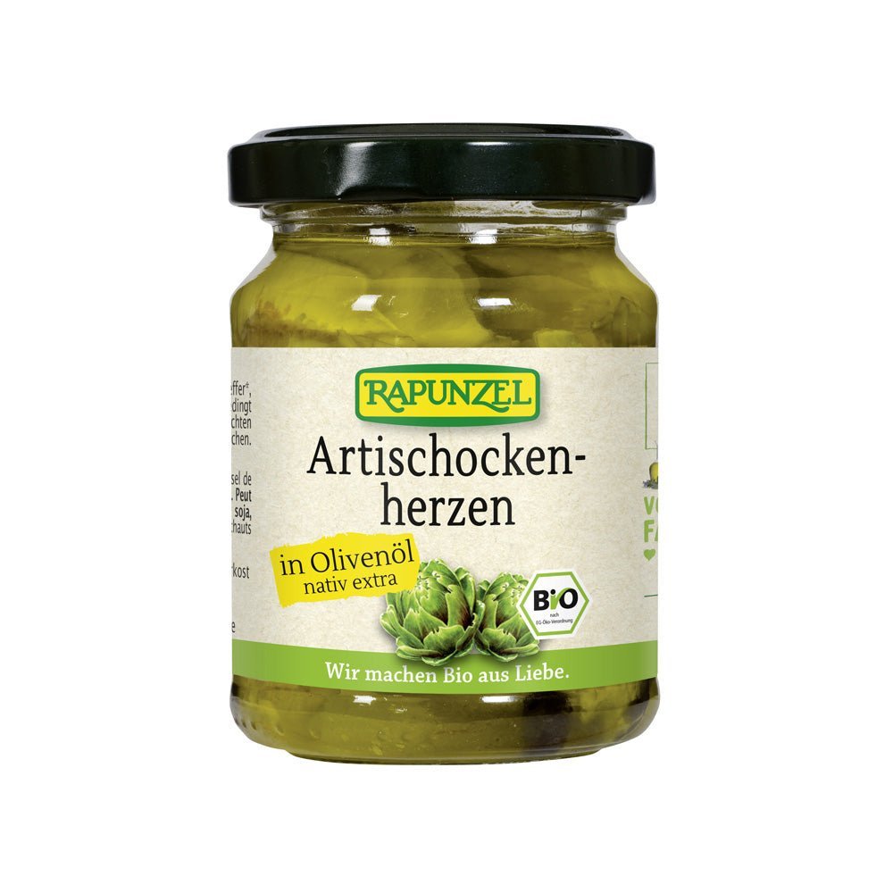 Bio Artischockenherzen in Olivenöl 120g - SUVENSO