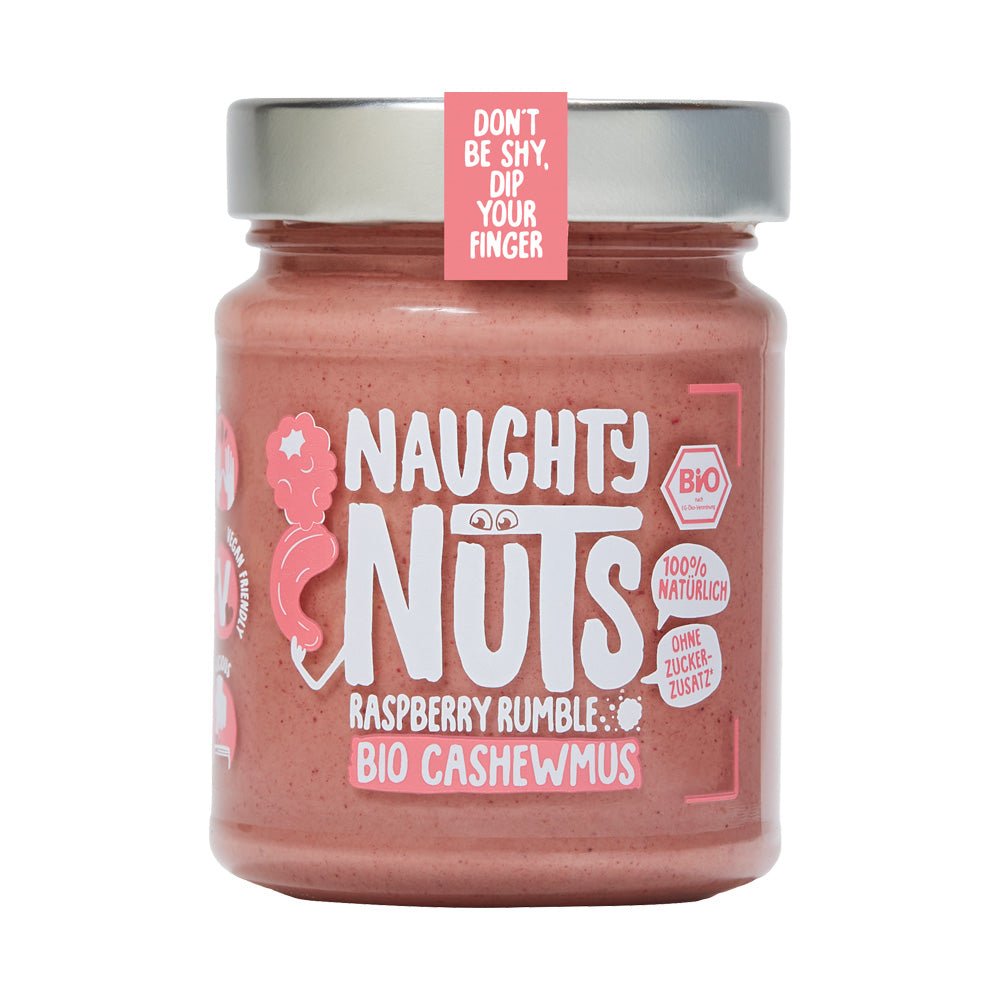 Bio Cashewmus Raspberry Rumble 250g - SUVENSO