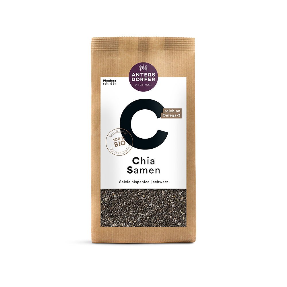 Bio Chia Samen schwarz 150g - SUVENSO