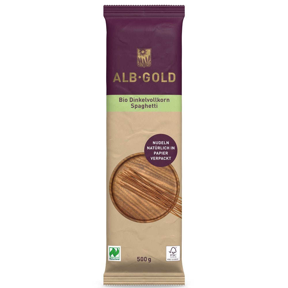 Bio Dinkelvollkorn Spaghetti 500g - SUVENSO
