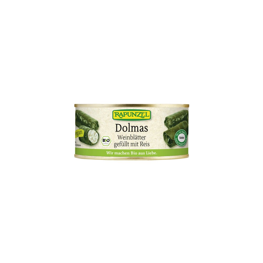 Bio Dolmas Weinblätter gefüllt mit Reis 280g - SUVENSO