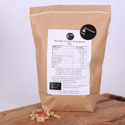 Bio Erdbeer Hafer Crunchy - unverpackt & lose