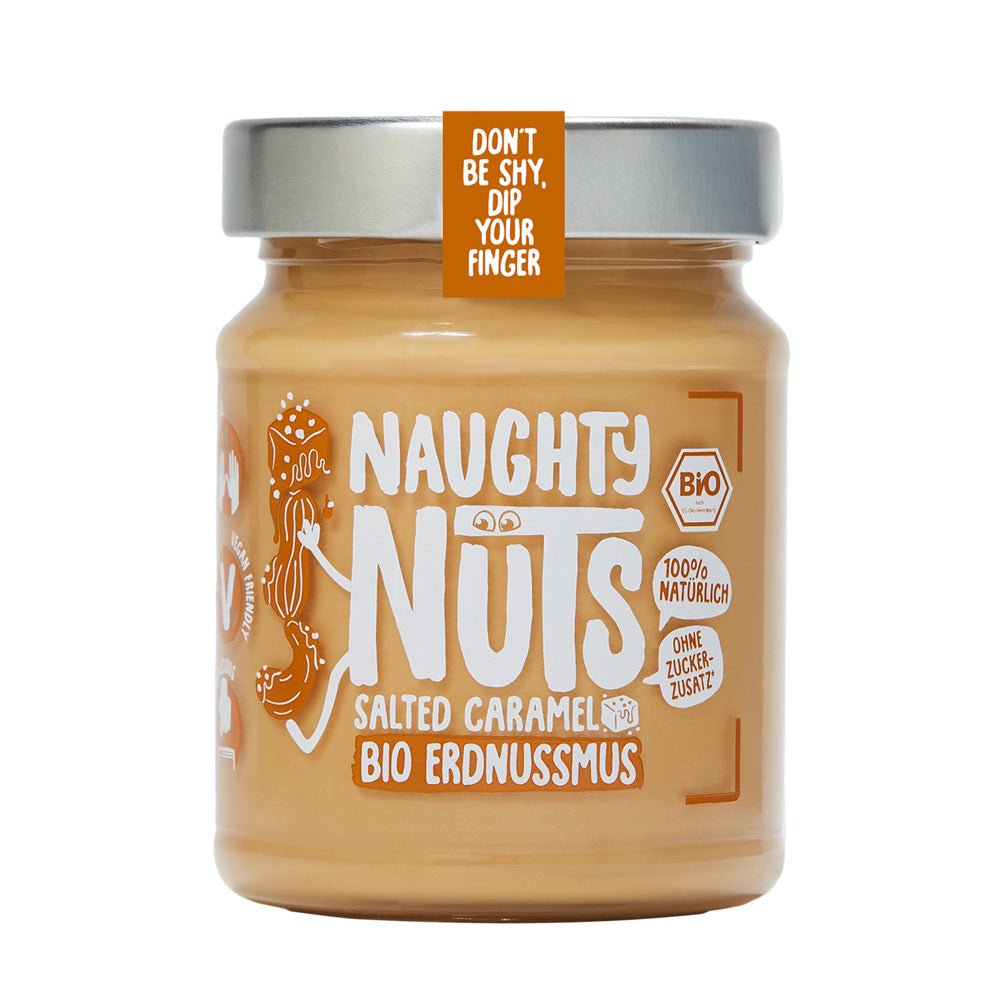 Bio Erdnussmus Salted Caramel 250g - SUVENSO