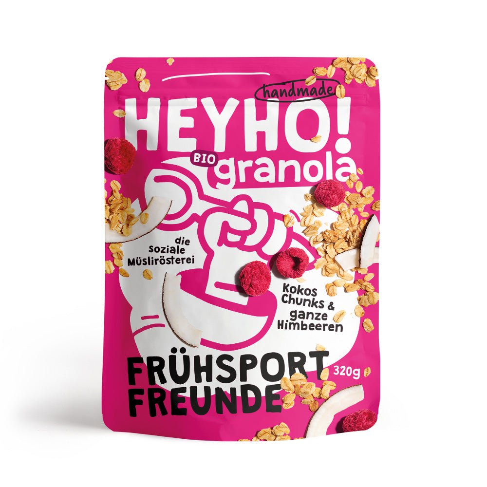 Bio Frühsportfreunde Handmade Granola Beutel 320g - SUVENSO