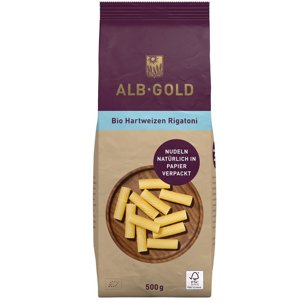 Bio Hartweizen Rigatoni 500g - SUVENSO