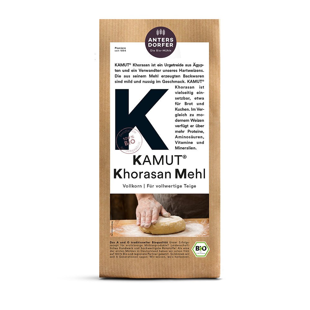 Bio KAMUT® Khorasan Mehl (Vollkorn) 500g - SUVENSO