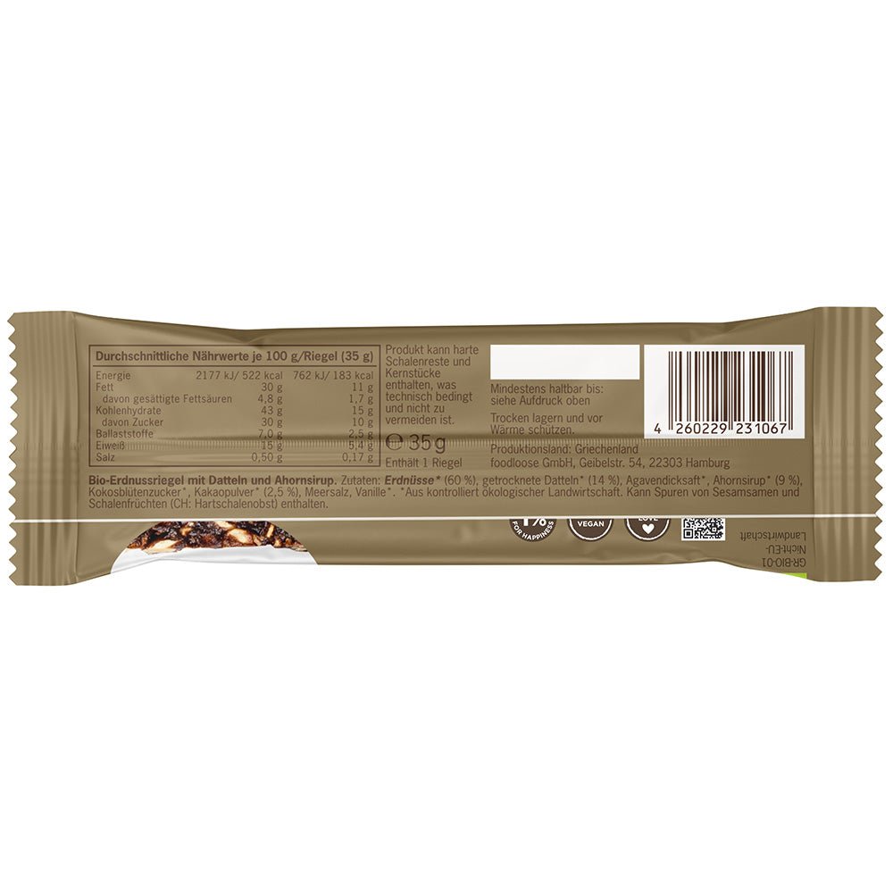 Bio - Nussriegel Rock O Choc 35g - SUVENSO