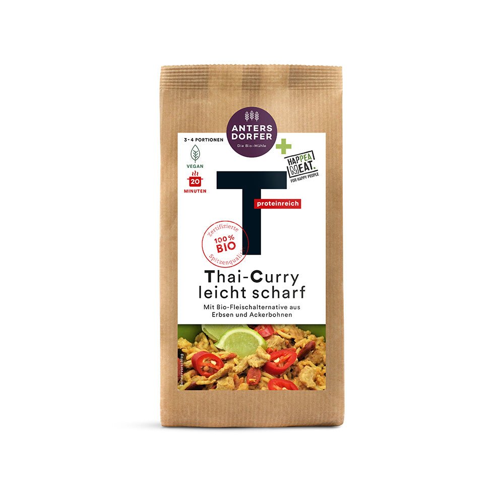 Bio Thai - Curry leicht scharf mit Bio - Fleischalternative 180g - SUVENSO