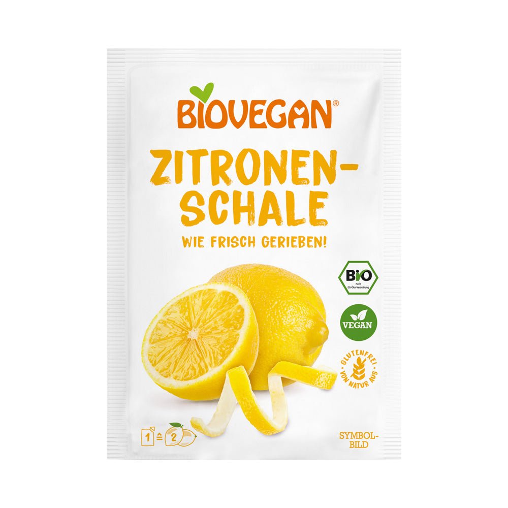 Bio Zitronenschale gerieben 9g - SUVENSO
