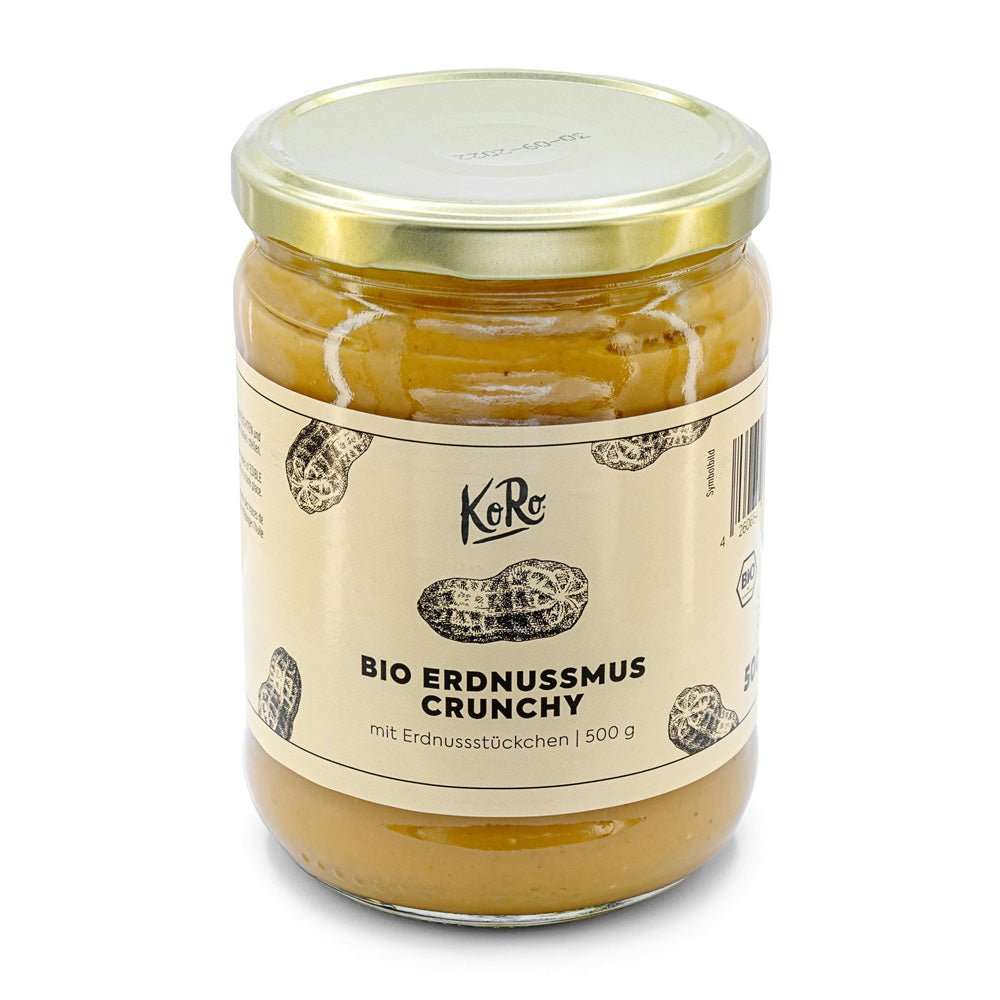 Crunchy Bio Erdnussmus 500 g - SUVENSO