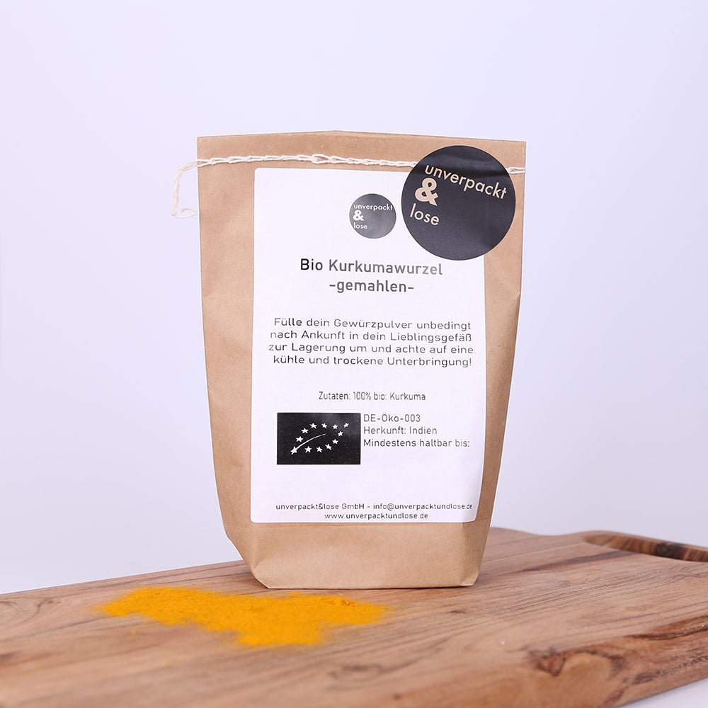 Kurkumawurzel gemahlen Bio - unverpackt & lose