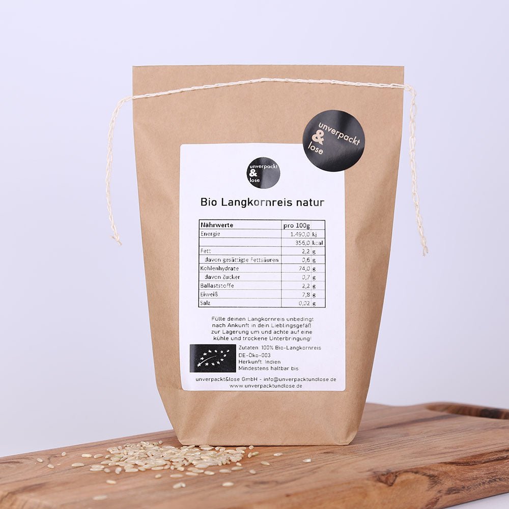Langkornreis Natur Bio - unverpackt & lose