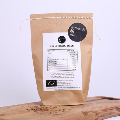 Leinsaat - braun Bio - unverpackt & lose