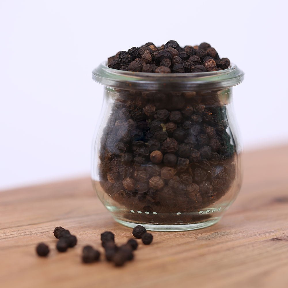 Pfeffer schwarz Bio ganz - unverpackt & lose