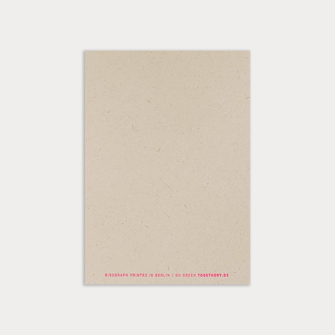 Postkarte / Farn mit Marienkäfer / Ökopapier - unverpackt & lose