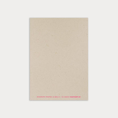 Postkarte / Farn mit Marienkäfer / Ökopapier - unverpackt & lose