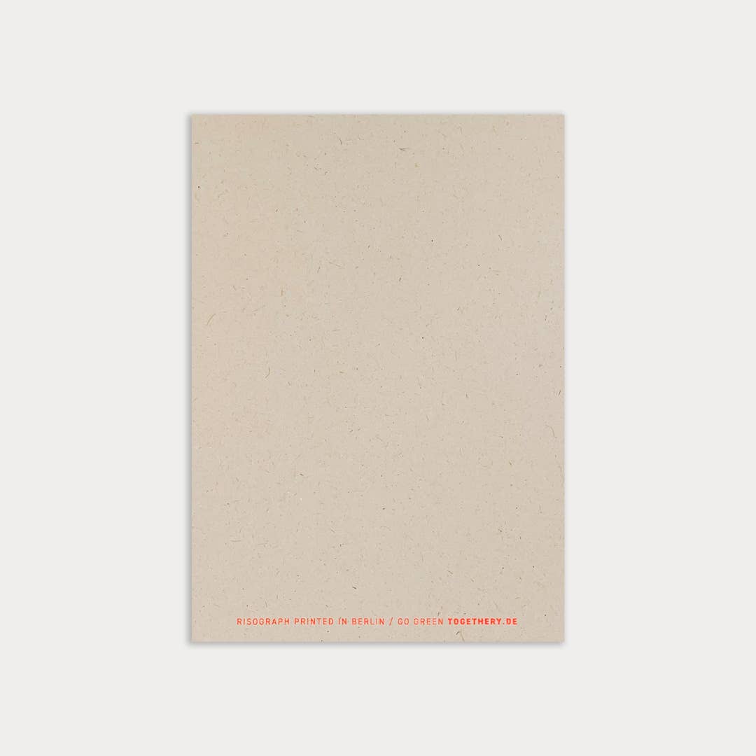 Postkarte / Storch / Welcome Little One / Ökopapier - unverpackt & lose