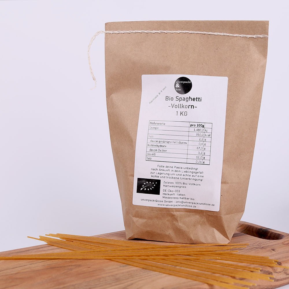 Spaghetti Vollkorn Bio - unverpackt & lose