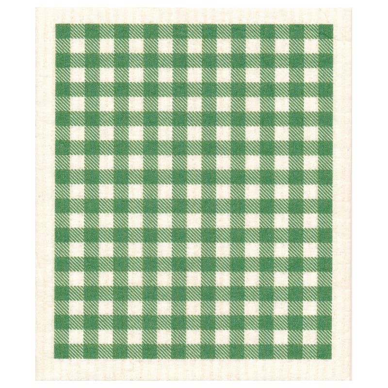 Spültuch Green Gingham - unverpackt & lose